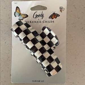 MacKenzie-Childs for target/ goody Black & White Checkered Kids Hair Claw